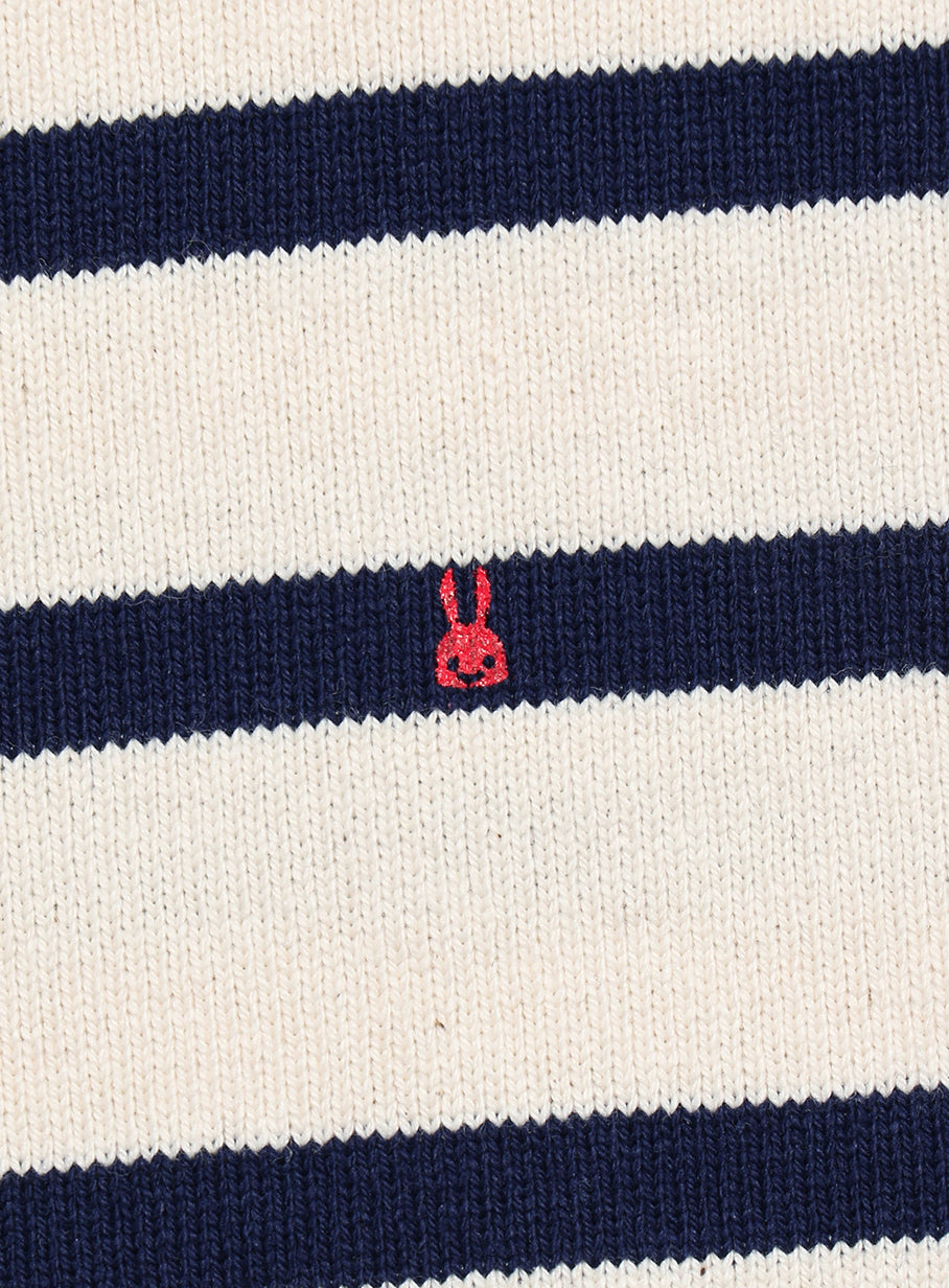 ボーダークロップドパンツ