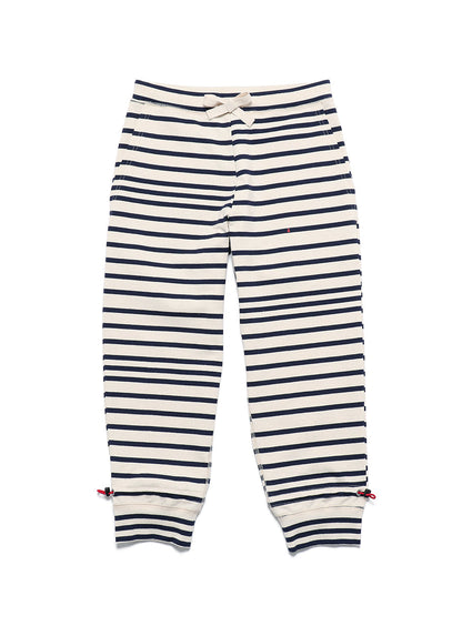 ボーダークロップドパンツ