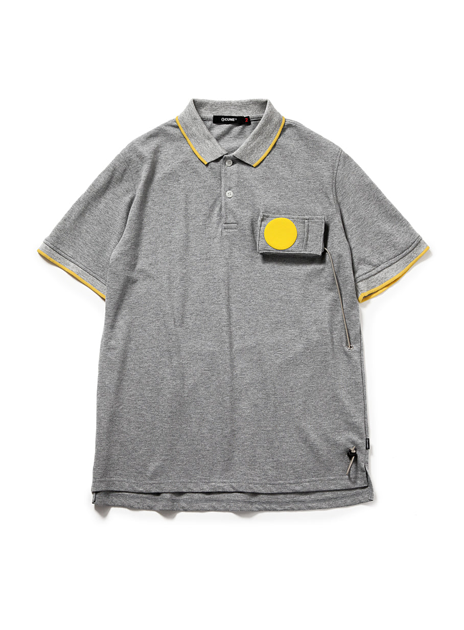 室外機ポケットポロシャツ