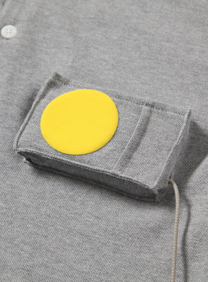 室外機ポケットポロシャツ