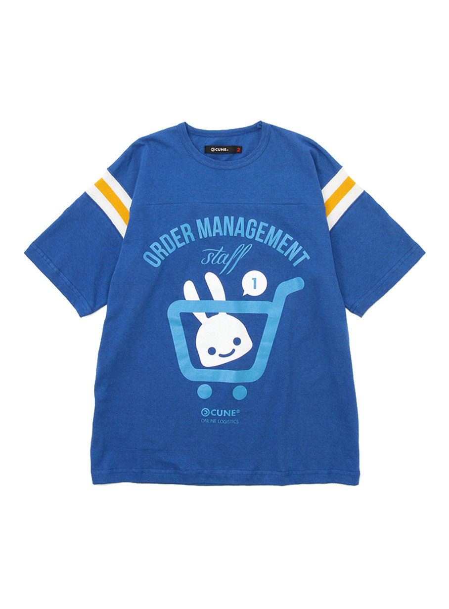受注管理スタッフ フットボールTシャツ