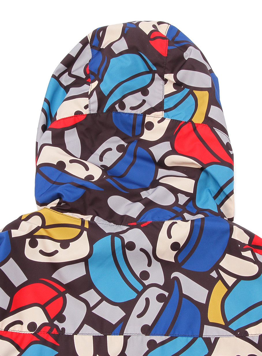 帽子ウサギ シェルパーカー
