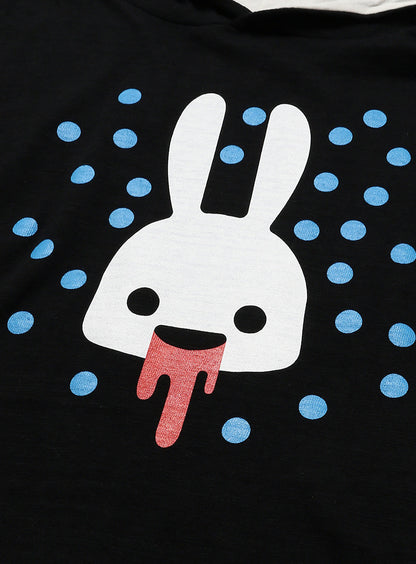 耳付きTシャツ　うさぎ