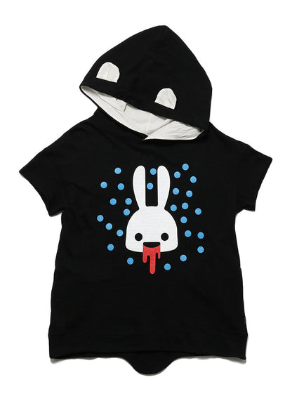 耳付きTシャツ　うさぎ