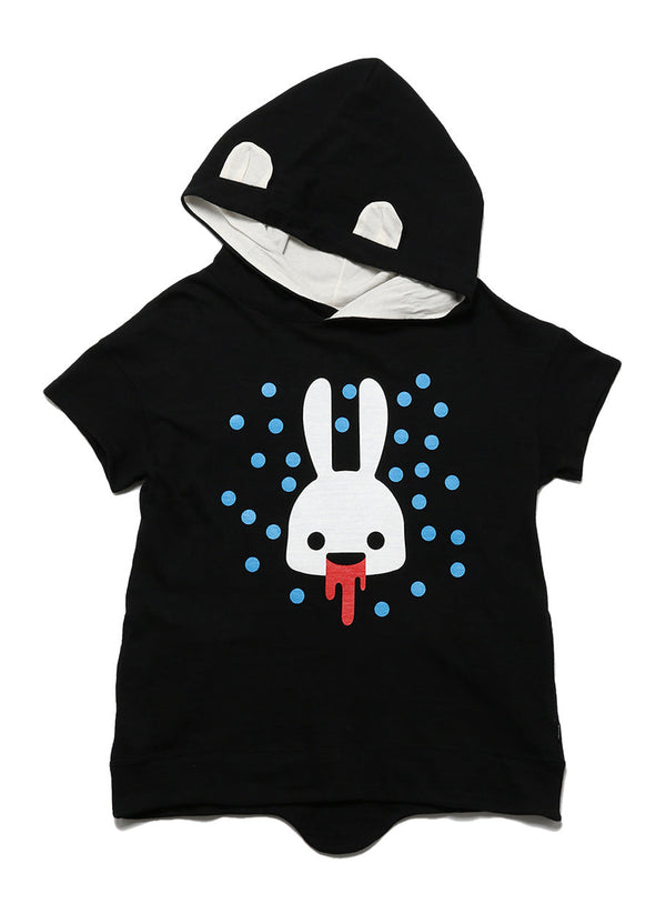 耳付きTシャツ　うさぎ