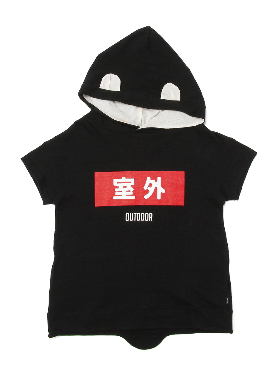 耳付きTシャツ　室外