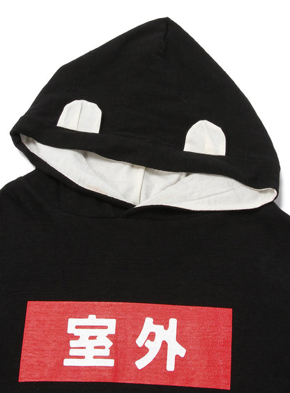 耳付きTシャツ　室外