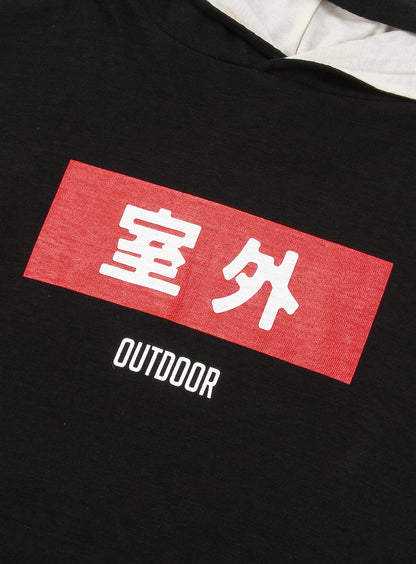 耳付きTシャツ　室外
