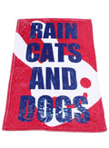 ブランケット RAIN CATS AND DOGS