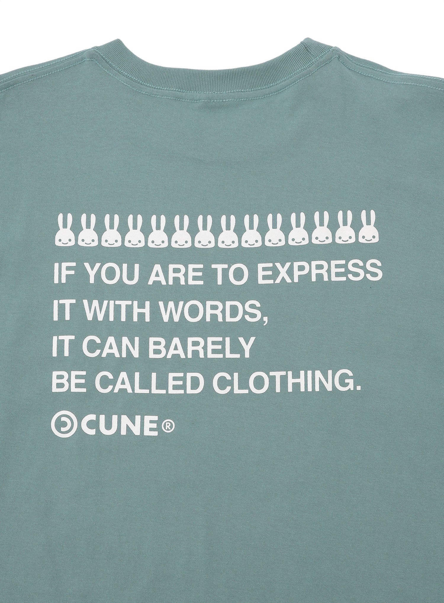 S/S Tee ウサギと文章