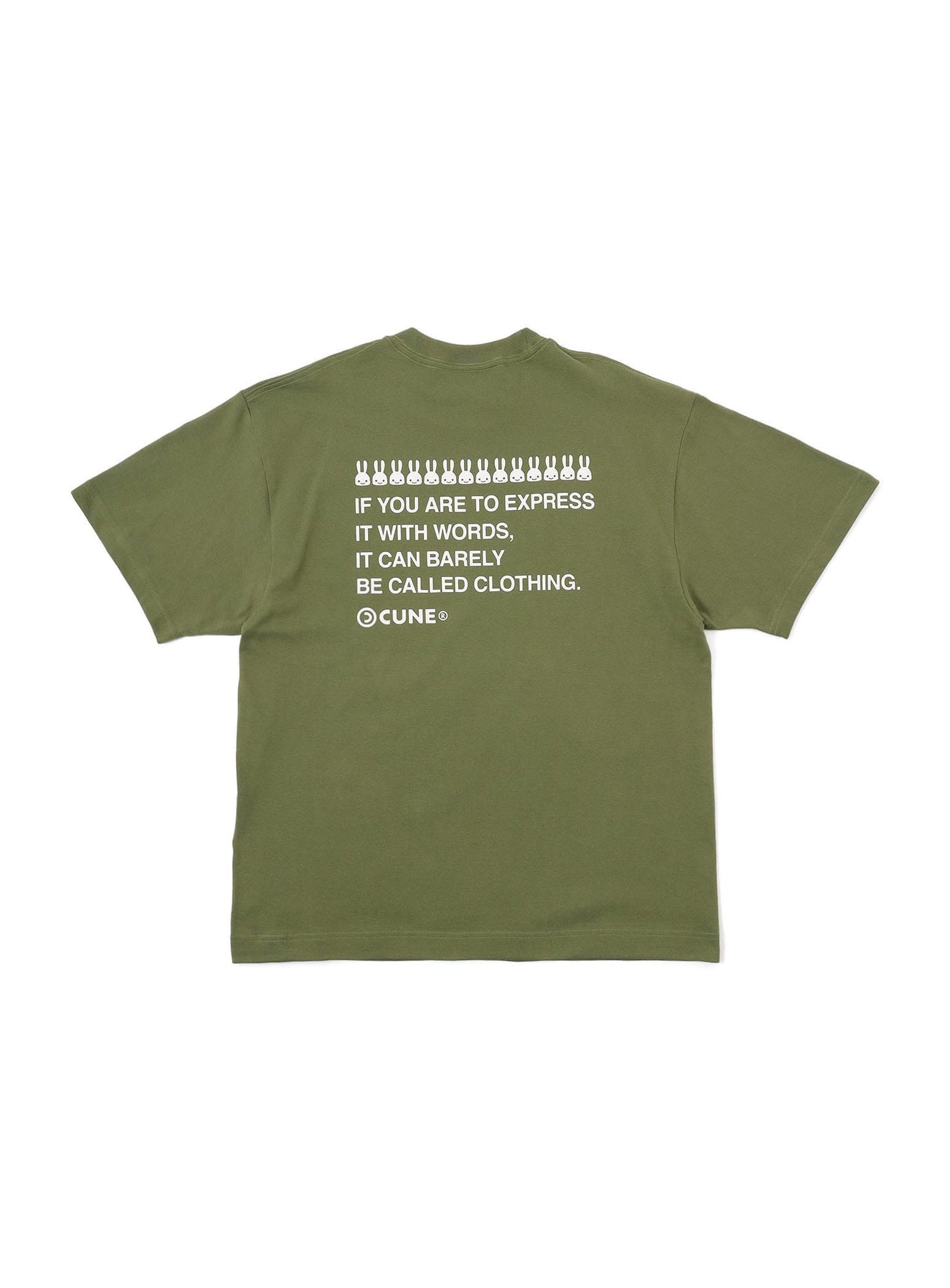S/S Tee ウサギと文章