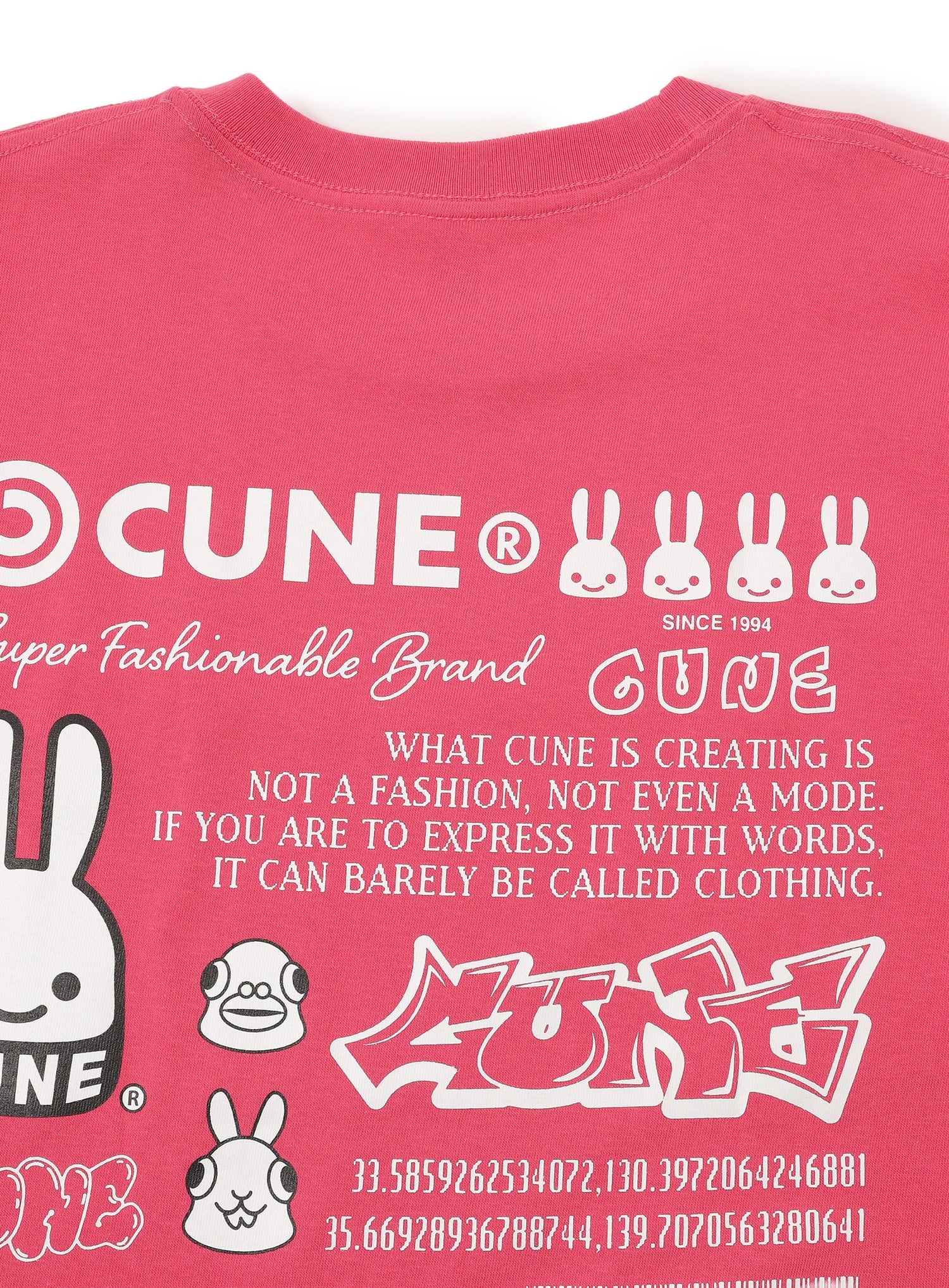 S/S Tee ロゴと文章