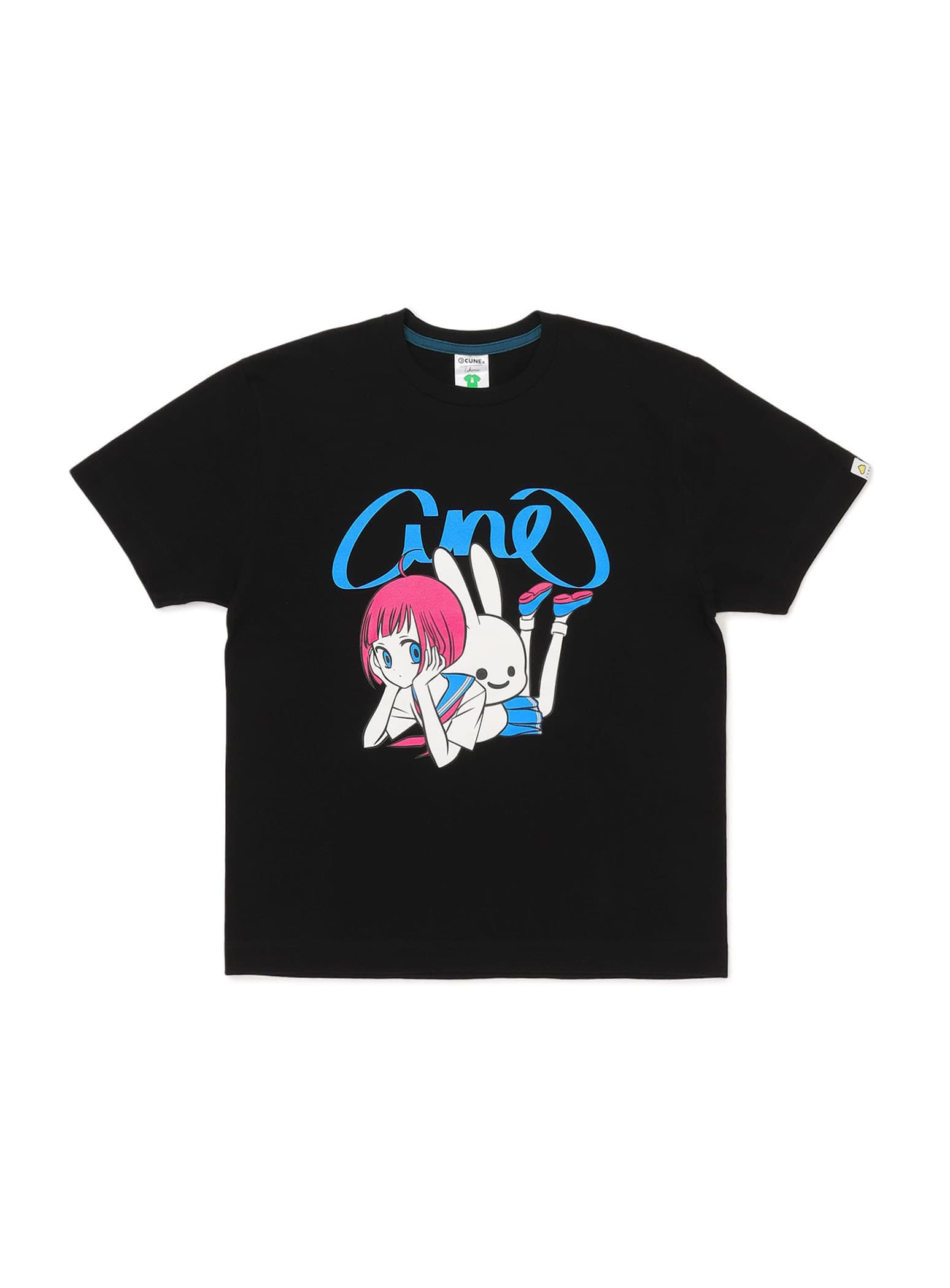CUNE／2020AW／女性のサイドジップシャツ　日本製★レア 女の子の絵 – CUNE