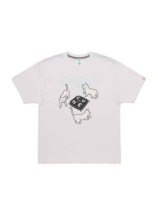 S/S Tee 猫3匹