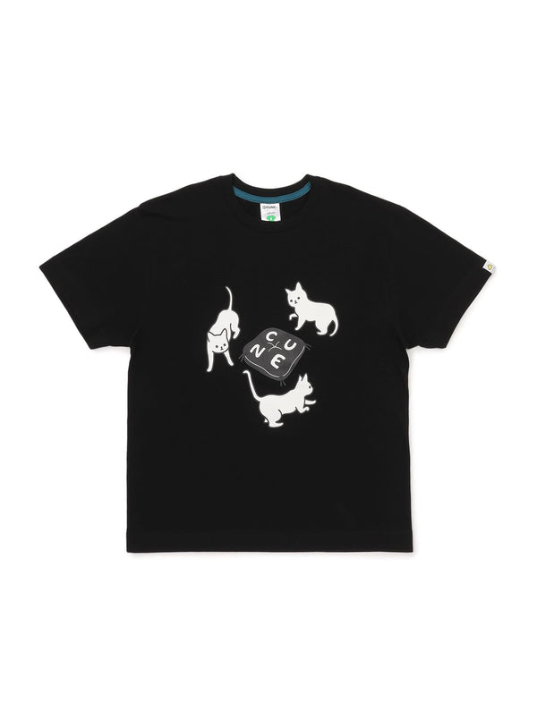 S/S Tee 猫3匹