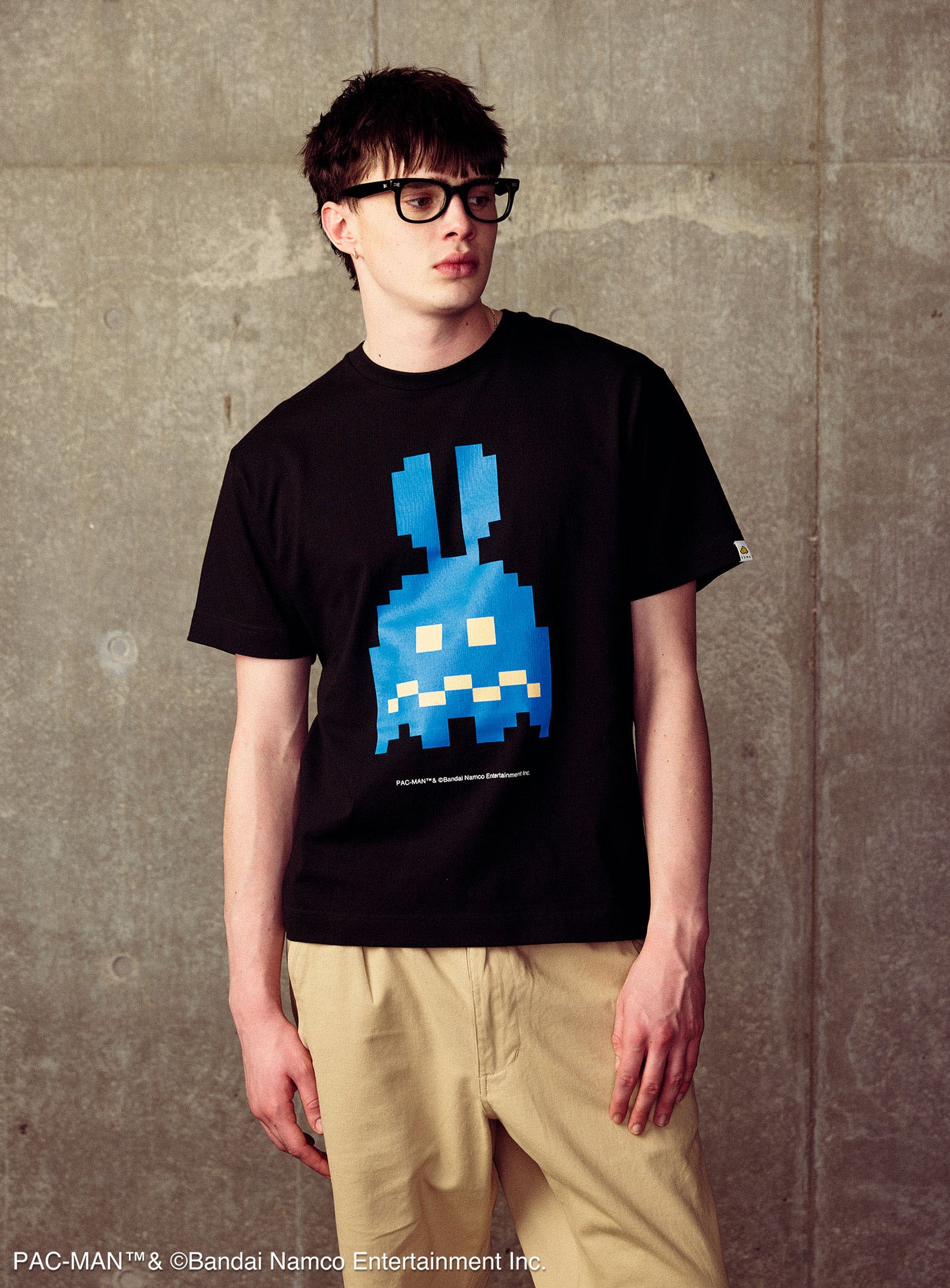 PAC-MAN COLLAB T-SHIRTS 耳付きイジケゴースト