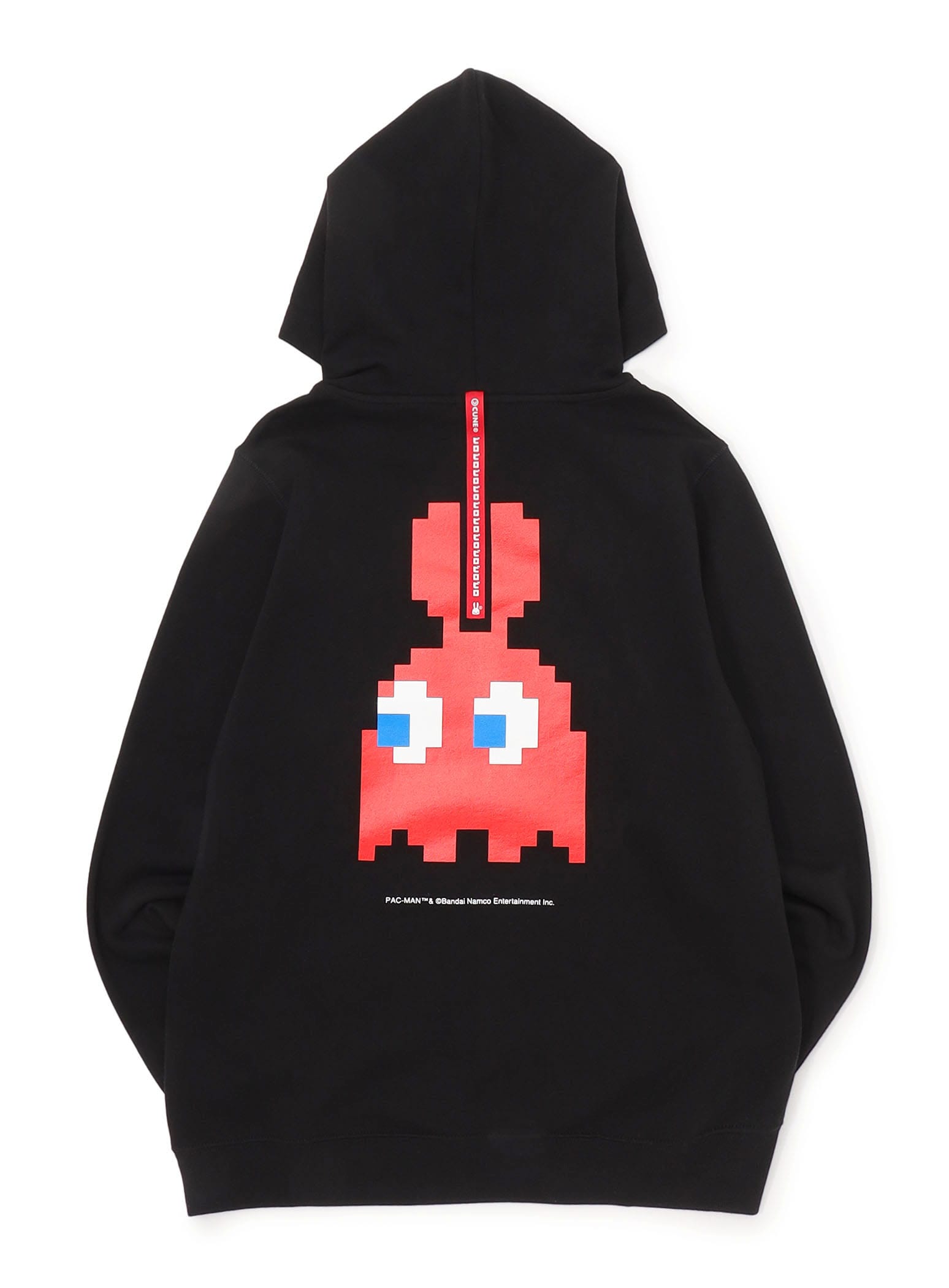 cune PAC-MAN パックマン　プルパーカー　耳付きゴースト　サイズ L PAC-MAN COLLAB PULL PARKA 耳付きゴースト – CUNE