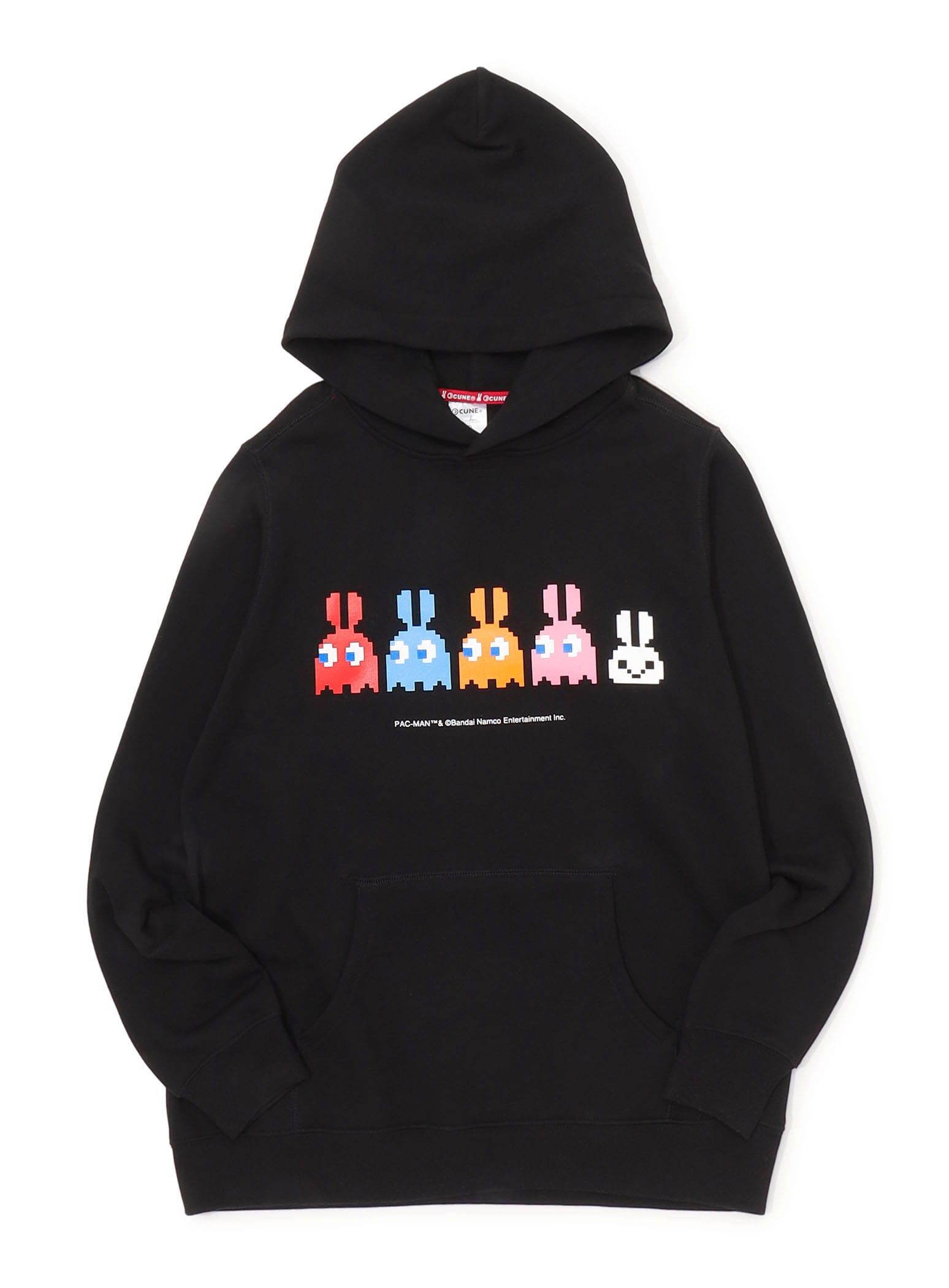 cune PAC-MAN パックマン　プルパーカー　耳付きゴースト　サイズ L PAC-MAN COLLAB PULL PARKA 耳付きゴースト – CUNE