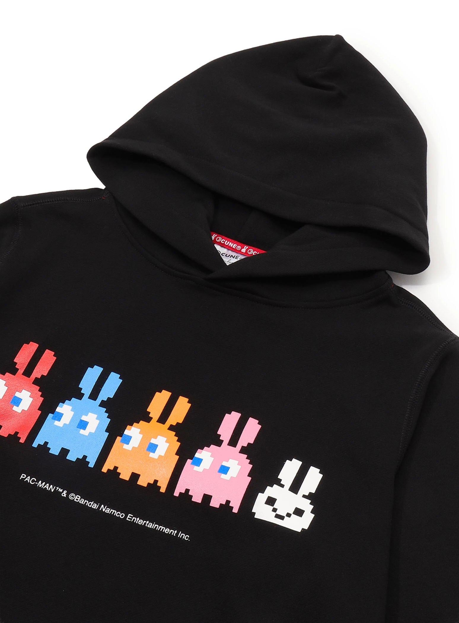 cune PAC-MAN パックマン　プルパーカー　耳付きゴースト　サイズ L PAC-MAN COLLAB PULL PARKA 耳付きゴースト – CUNE