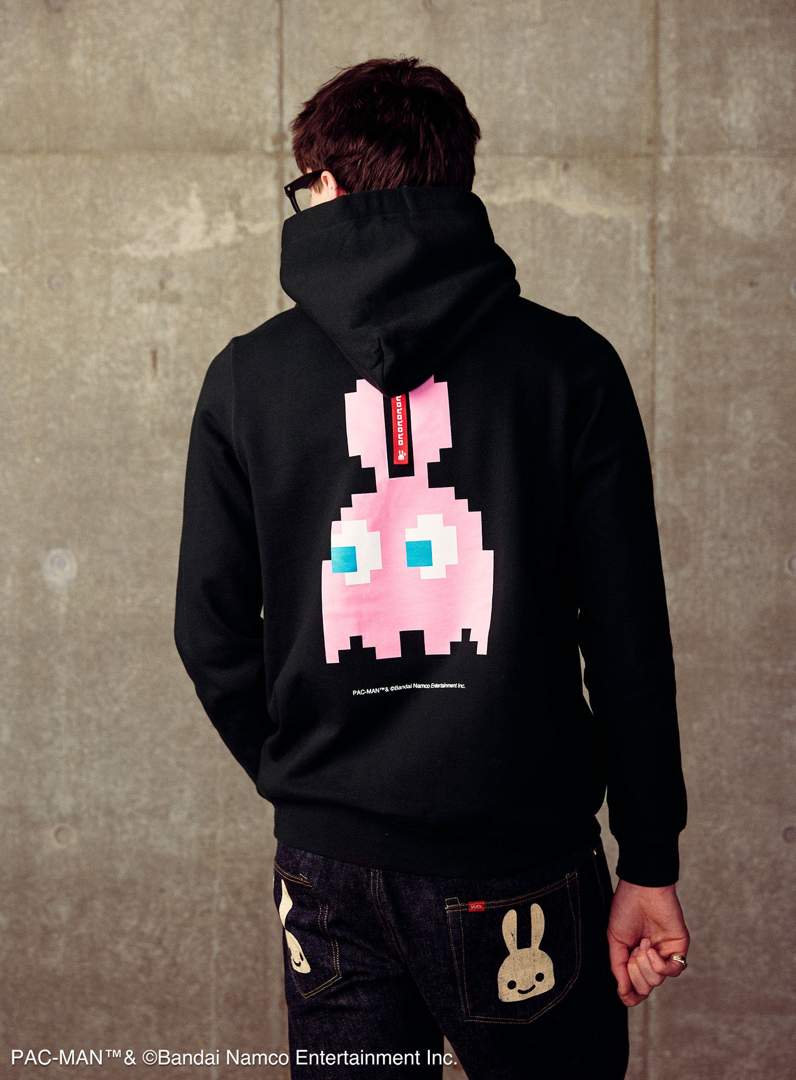 PAC-MAN COLLAB PULL PARKA 耳付きゴースト – CUNE