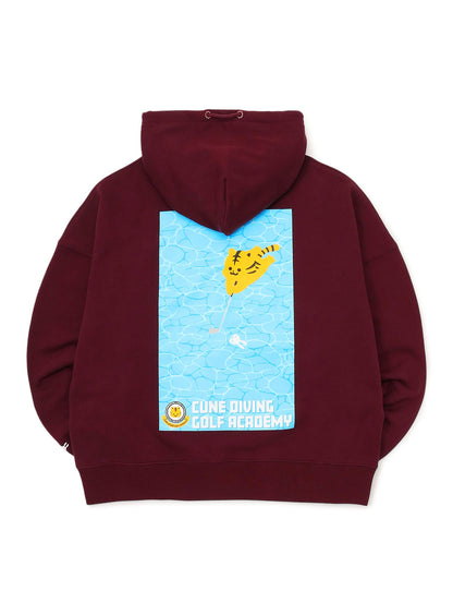 ヘヴィウェイトジップビッグパーカー CUNEダイビングゴルフアカデミー