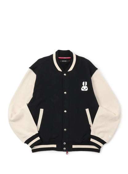 PAC-MAN COLLAB スウェットスタジャン 耳付きゴースト