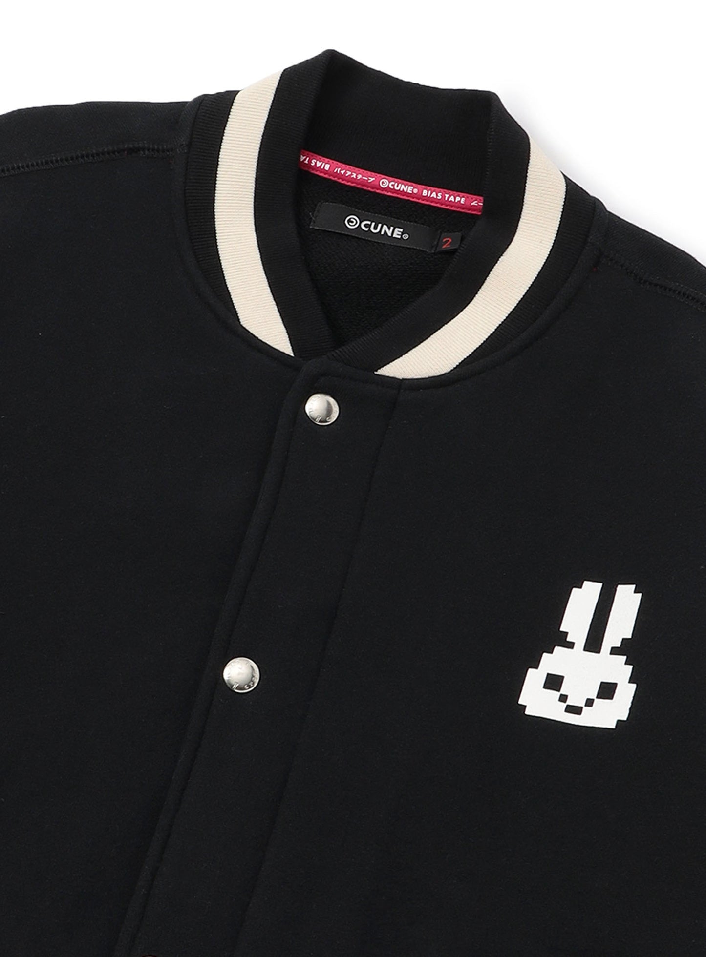 PAC-MAN COLLAB スウェットスタジャン 耳付きゴースト