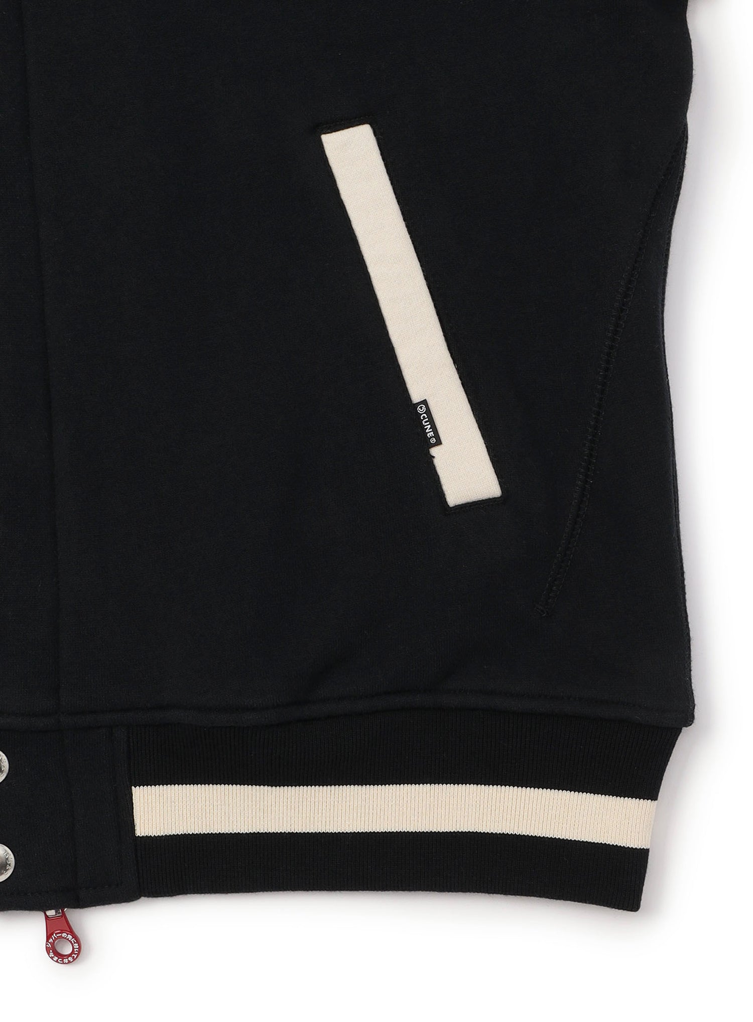 PAC-MAN COLLAB スウェットスタジャン 耳付きゴースト