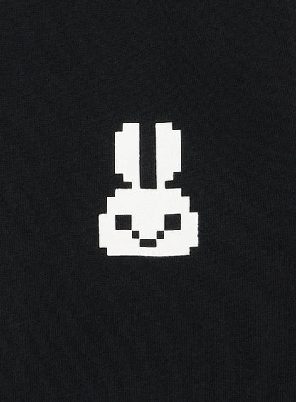 PAC-MAN COLLAB スウェットスタジャン 耳付きゴースト