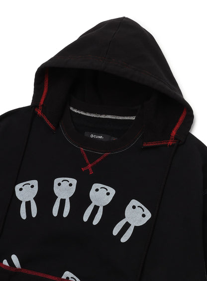 製品染めの後付けパーカー