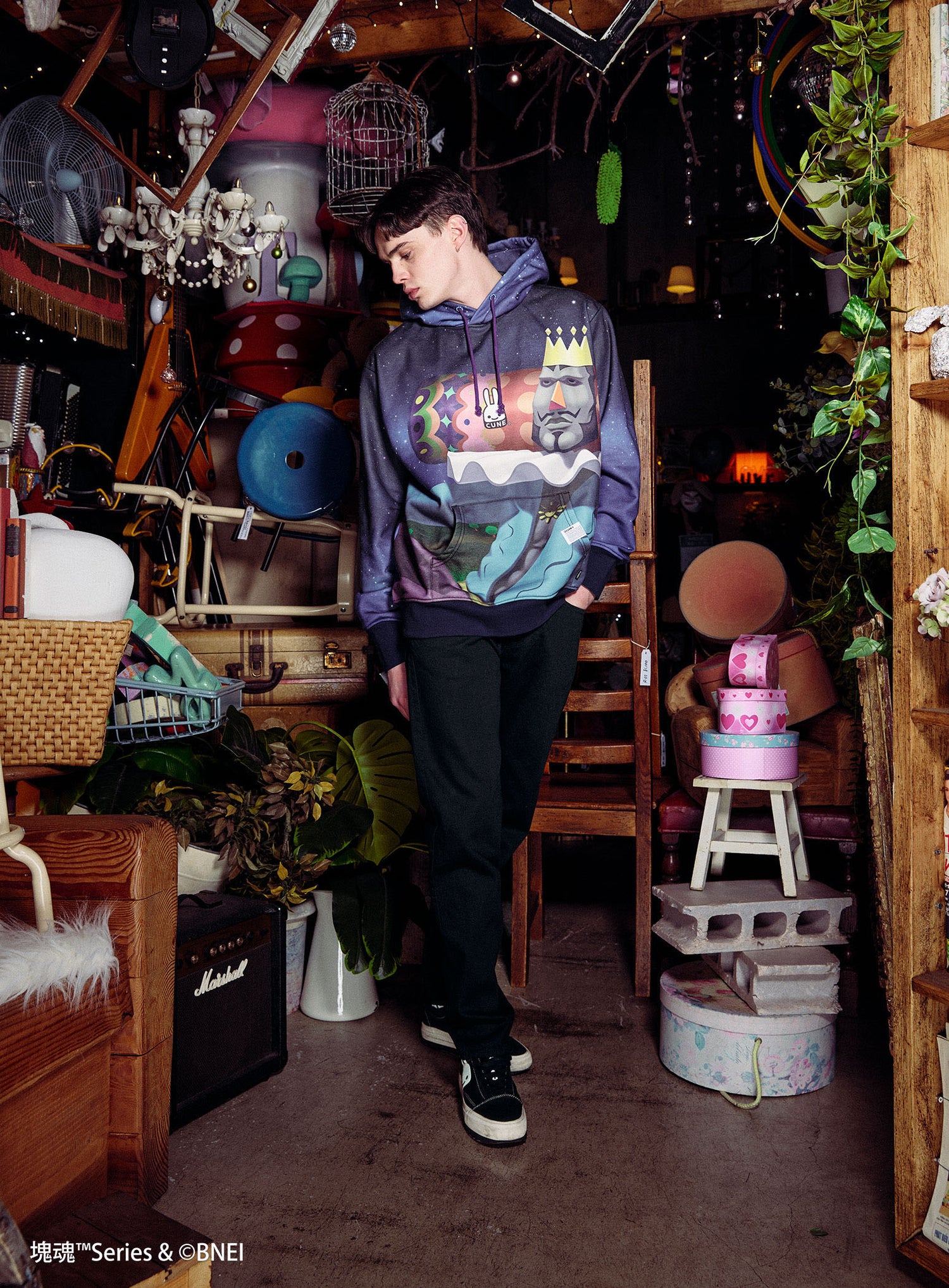 塊魂 COLLAB パーカー 王様