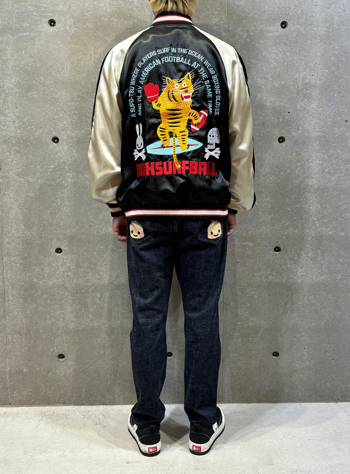 BOXSURFBALL リバーシブルスカジャン