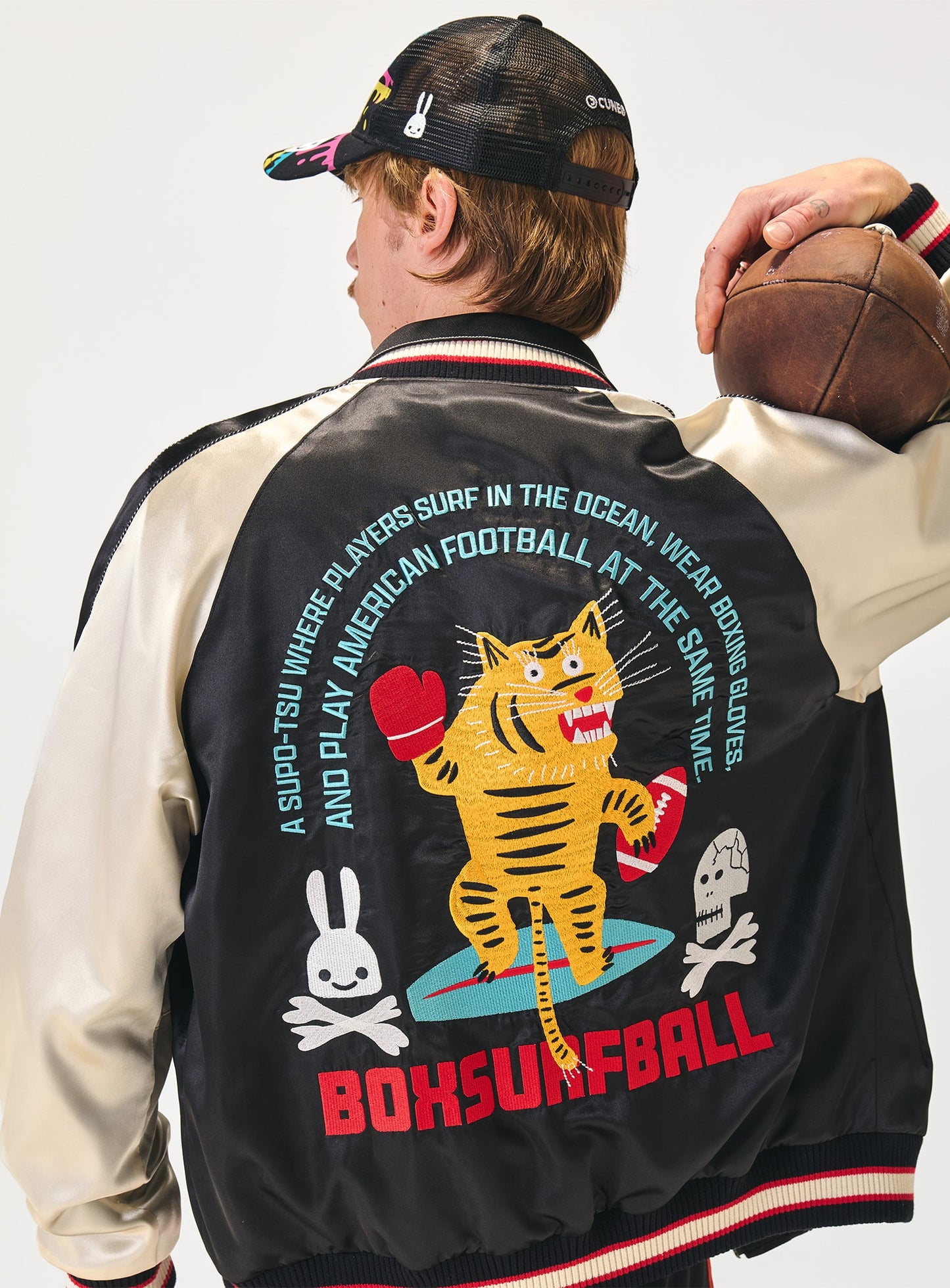 BOXSURFBALL リバーシブルスカジャン