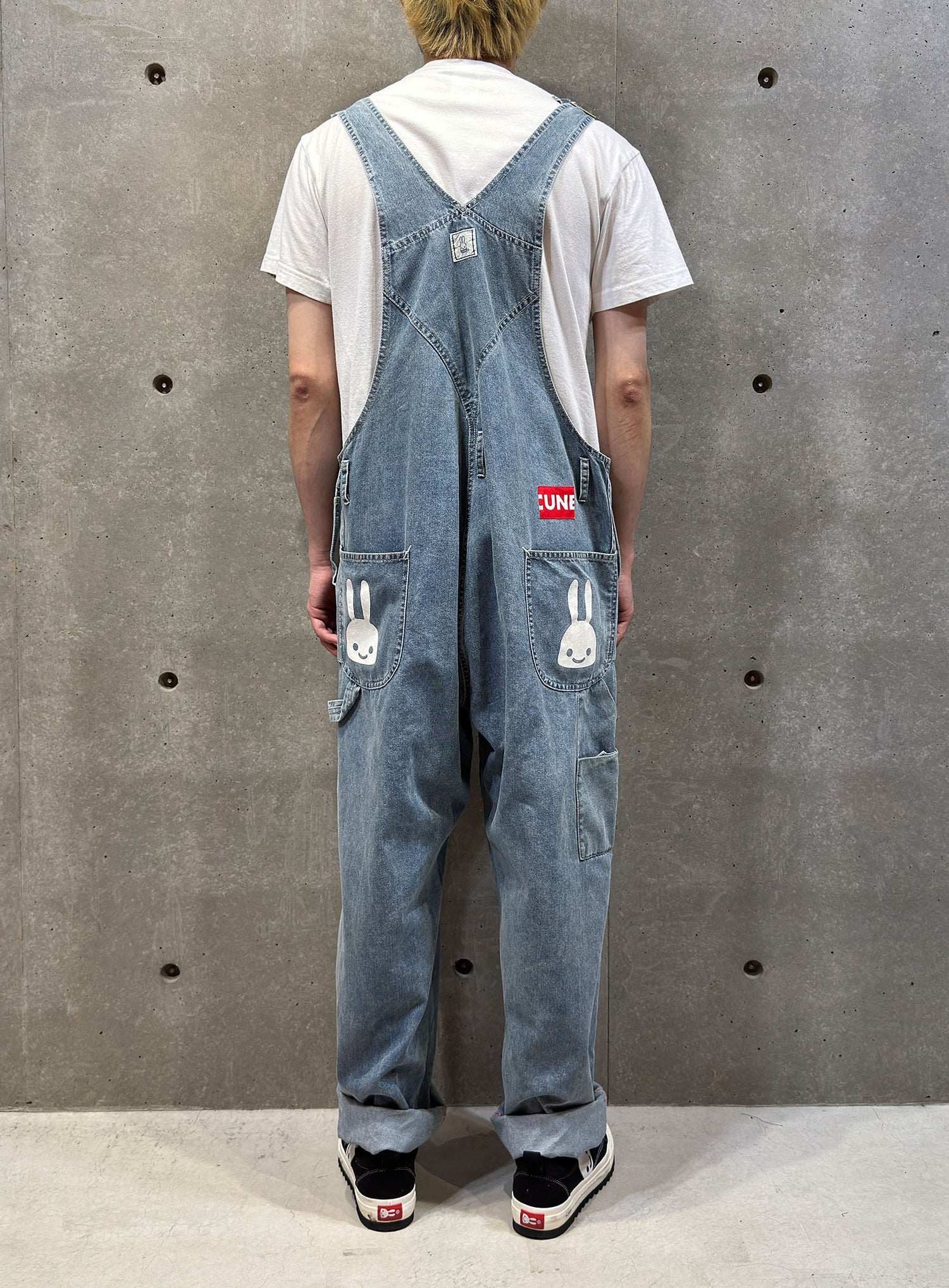 ＜CUNE RELAX WORK WEAR＞ オーバーオール 加工