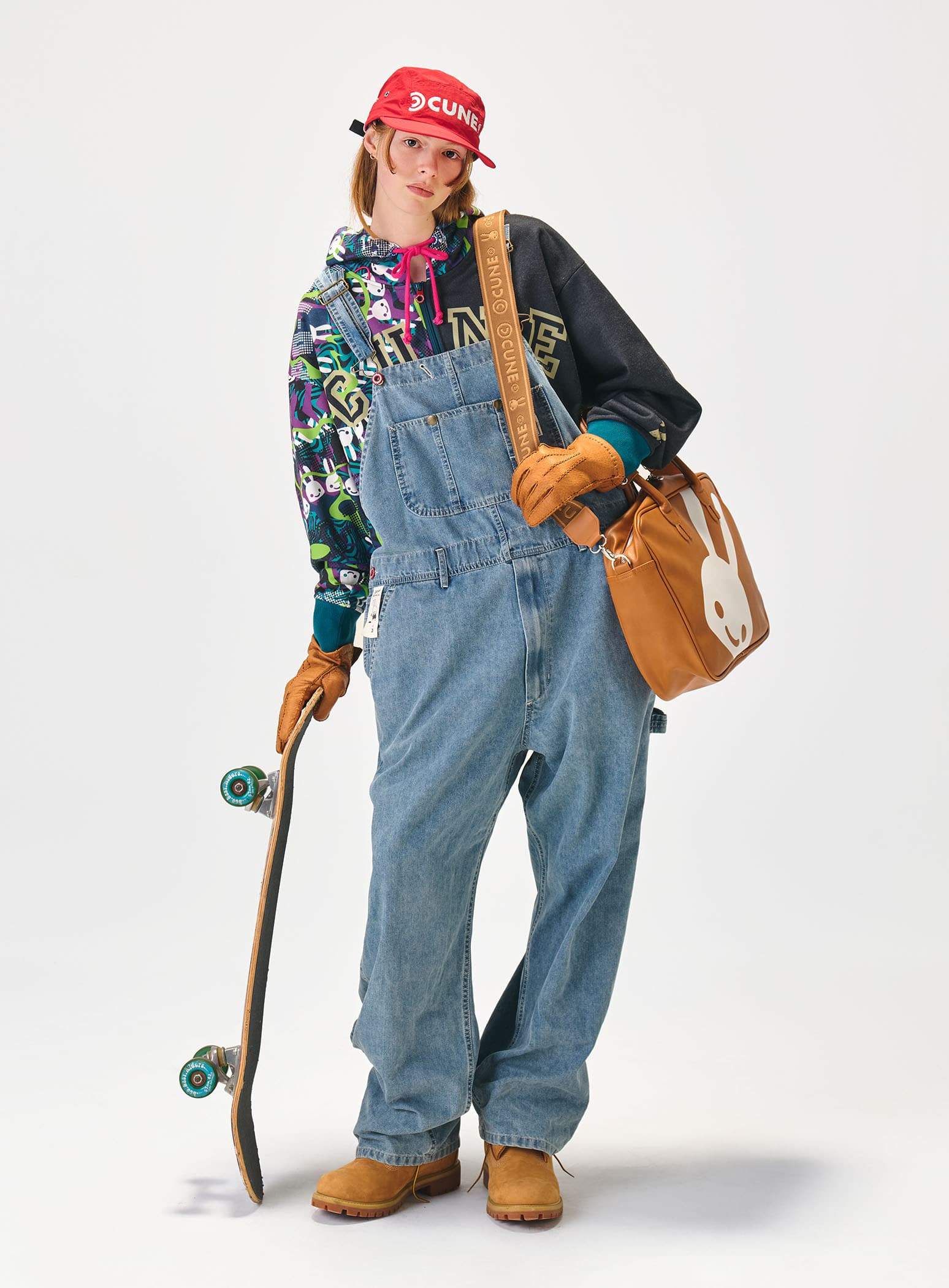 CUNE RELAX WORK WEAR＞ オーバーオール 加工