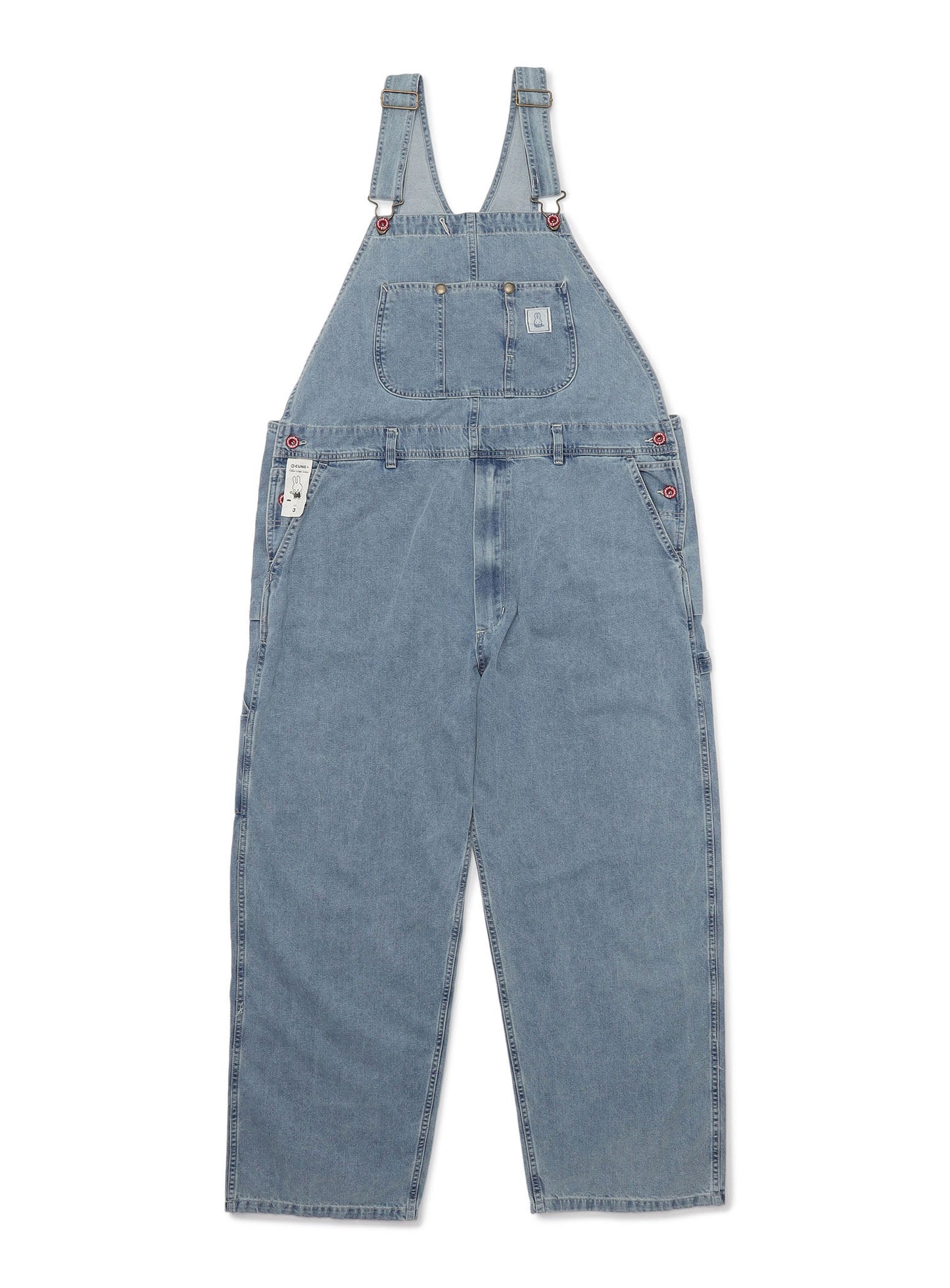 ＜CUNE RELAX WORK WEAR＞ オーバーオール 加工