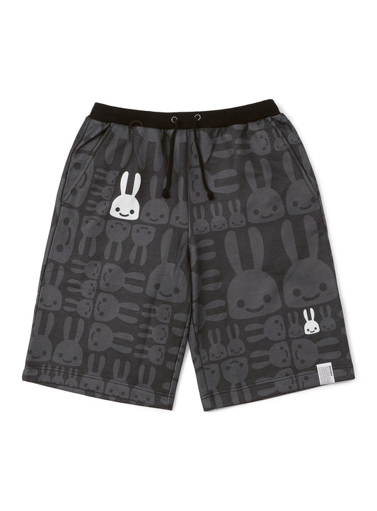 モノクロウサギスウェットショーツ