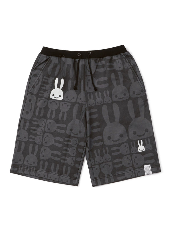 モノクロウサギスウェットショーツ