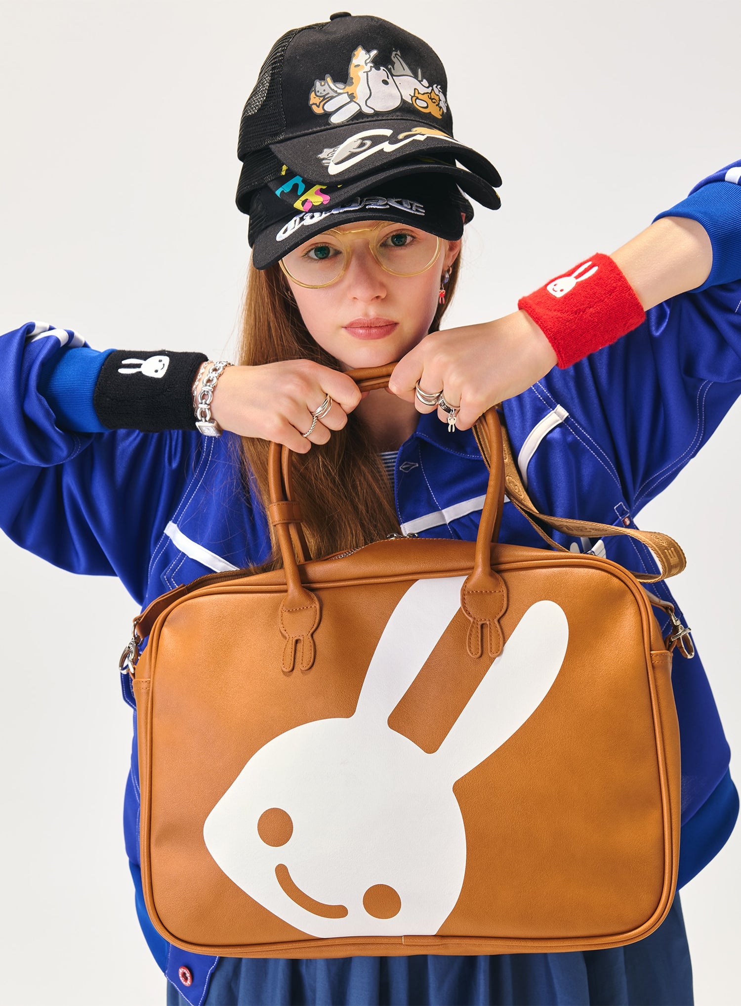 合皮のショルダーバッグ