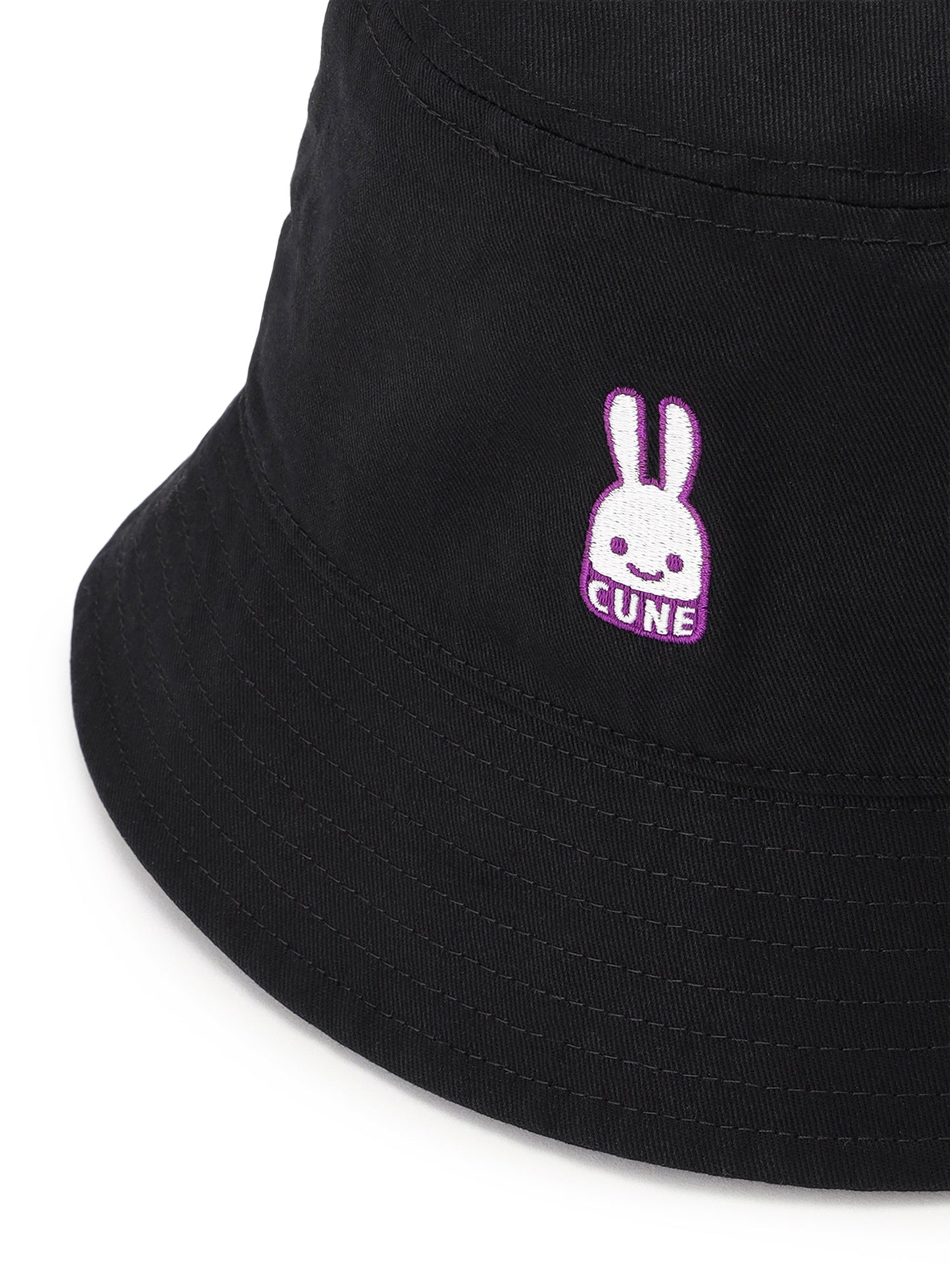 刺繍のバケットハット CUNEウサギ