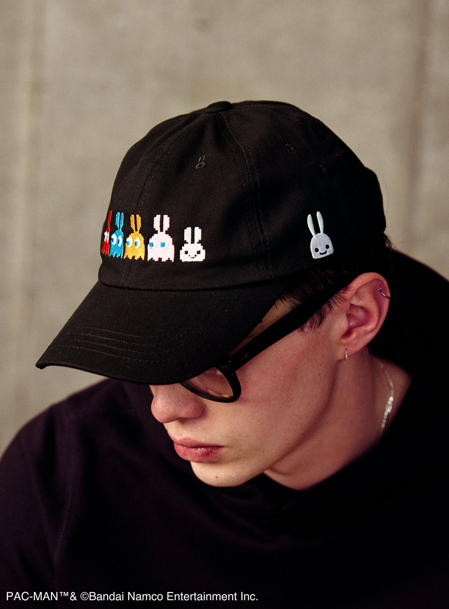 PAC-MAN COLLAB 6Pキャップ 耳付きゴースト