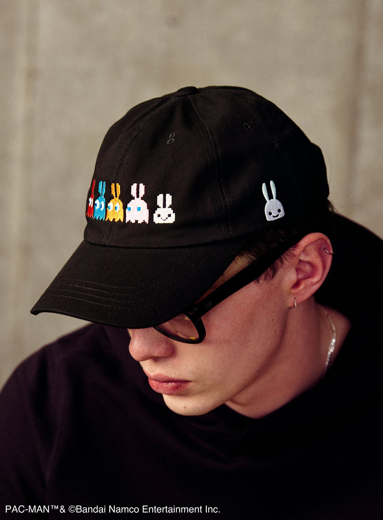 PAC-MAN COLLAB 6Pキャップ 耳付きゴースト