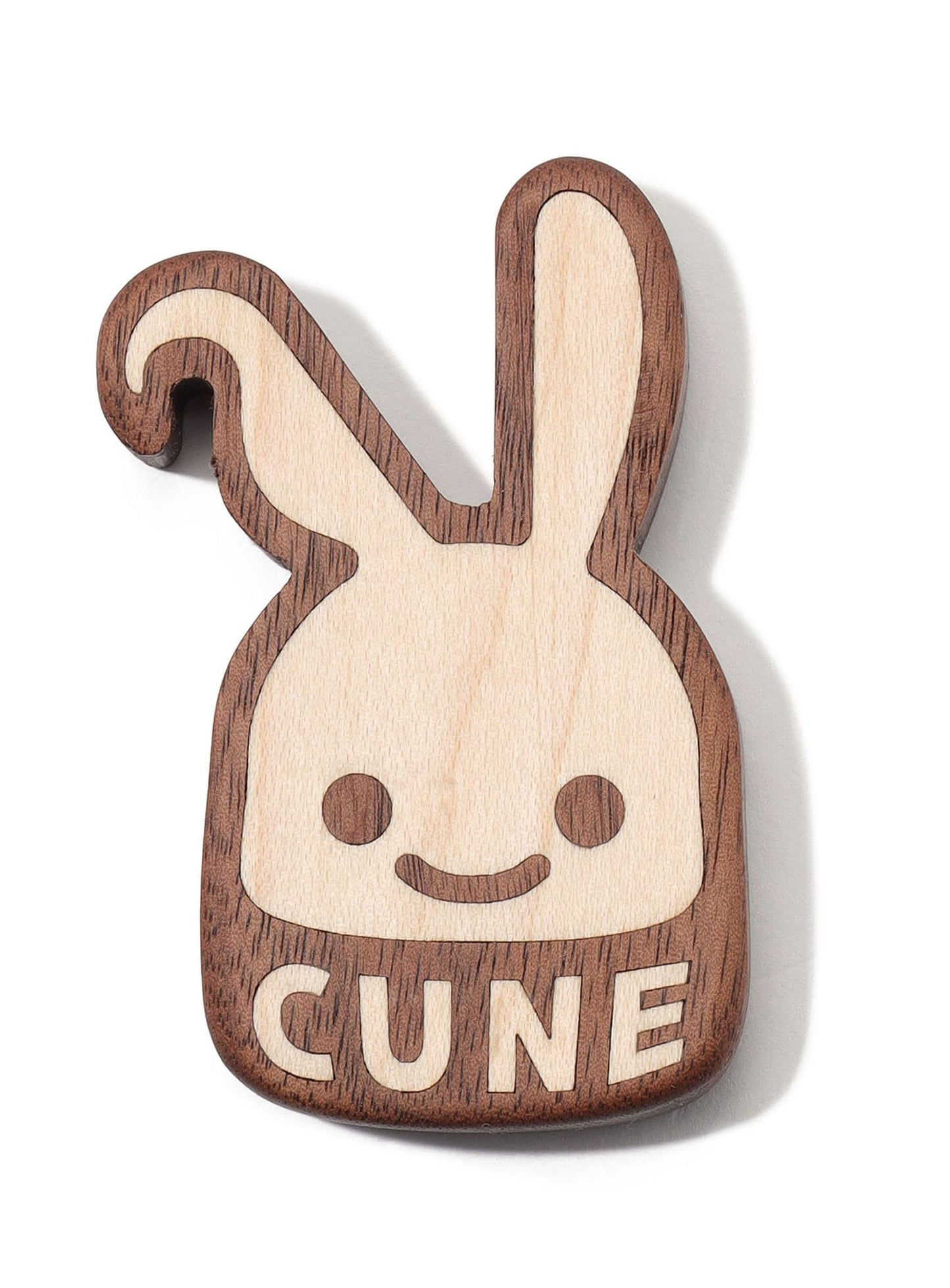 木のマグネットCUNEウサギ