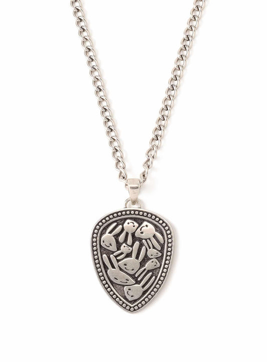 ぐにゃウサギシールドネックレス