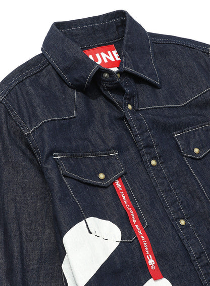 CUNEウエスタンシャツ