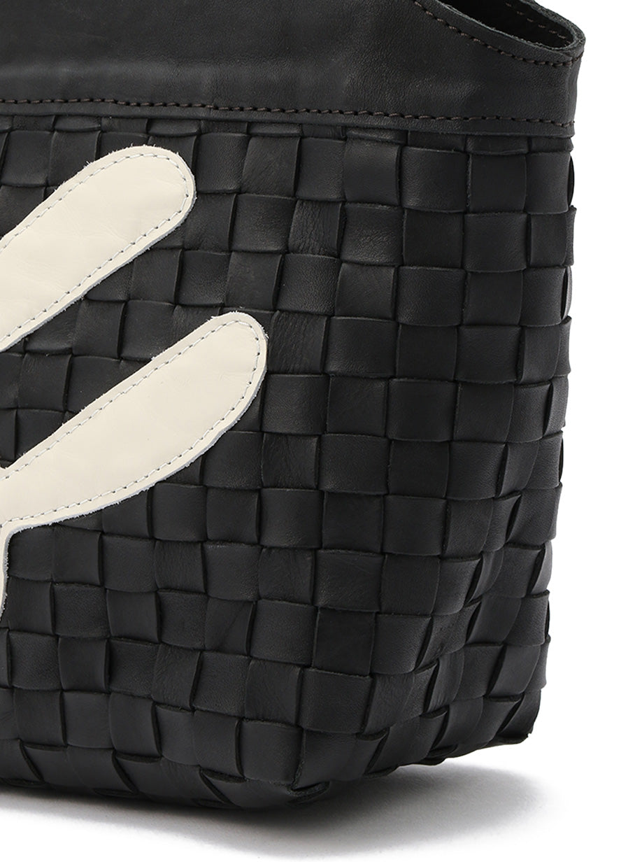 CUNE × robita レザー丸ハンドルバッグ