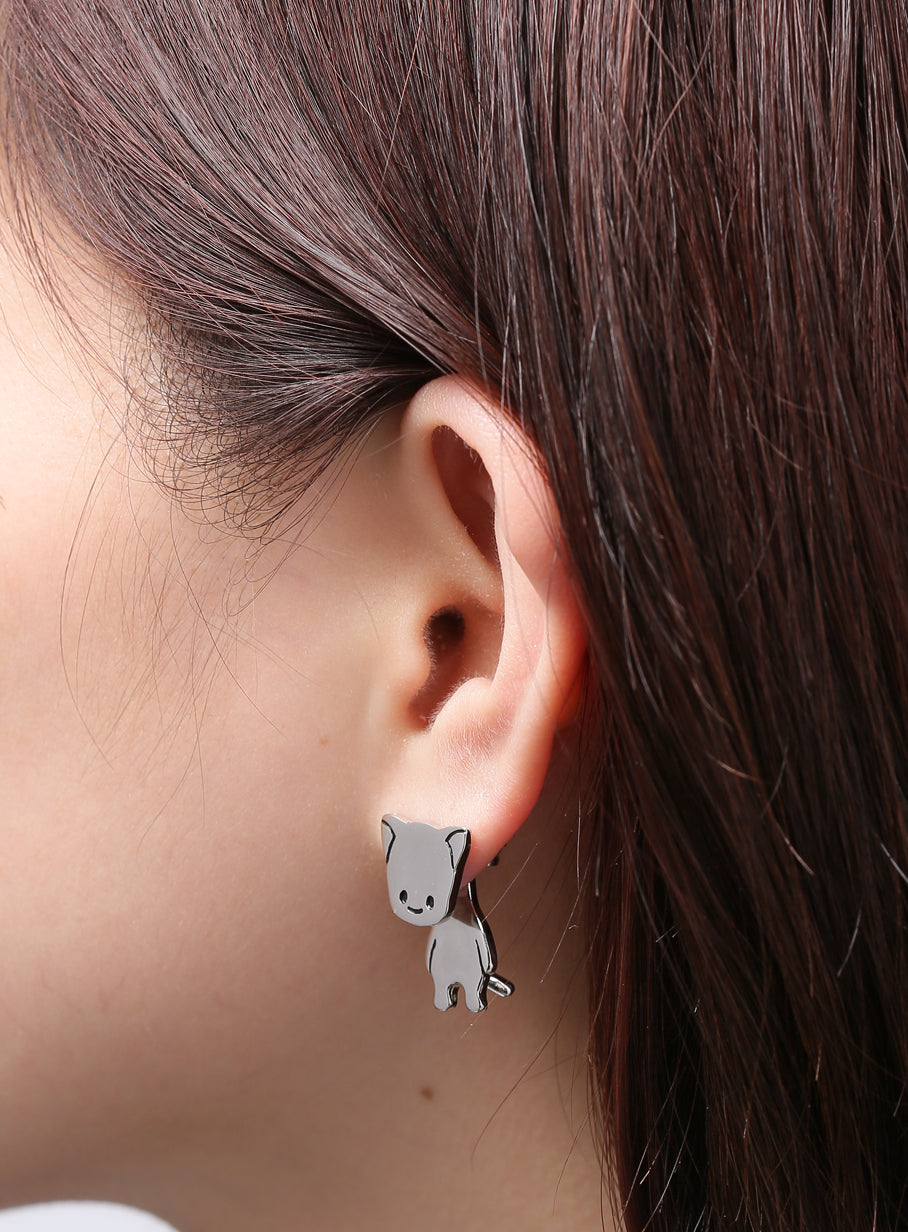 ネコピアス 1P-SLV
