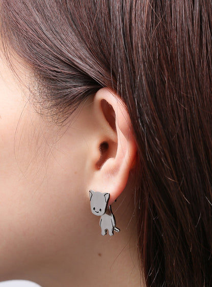ネコピアス 1P-SLV