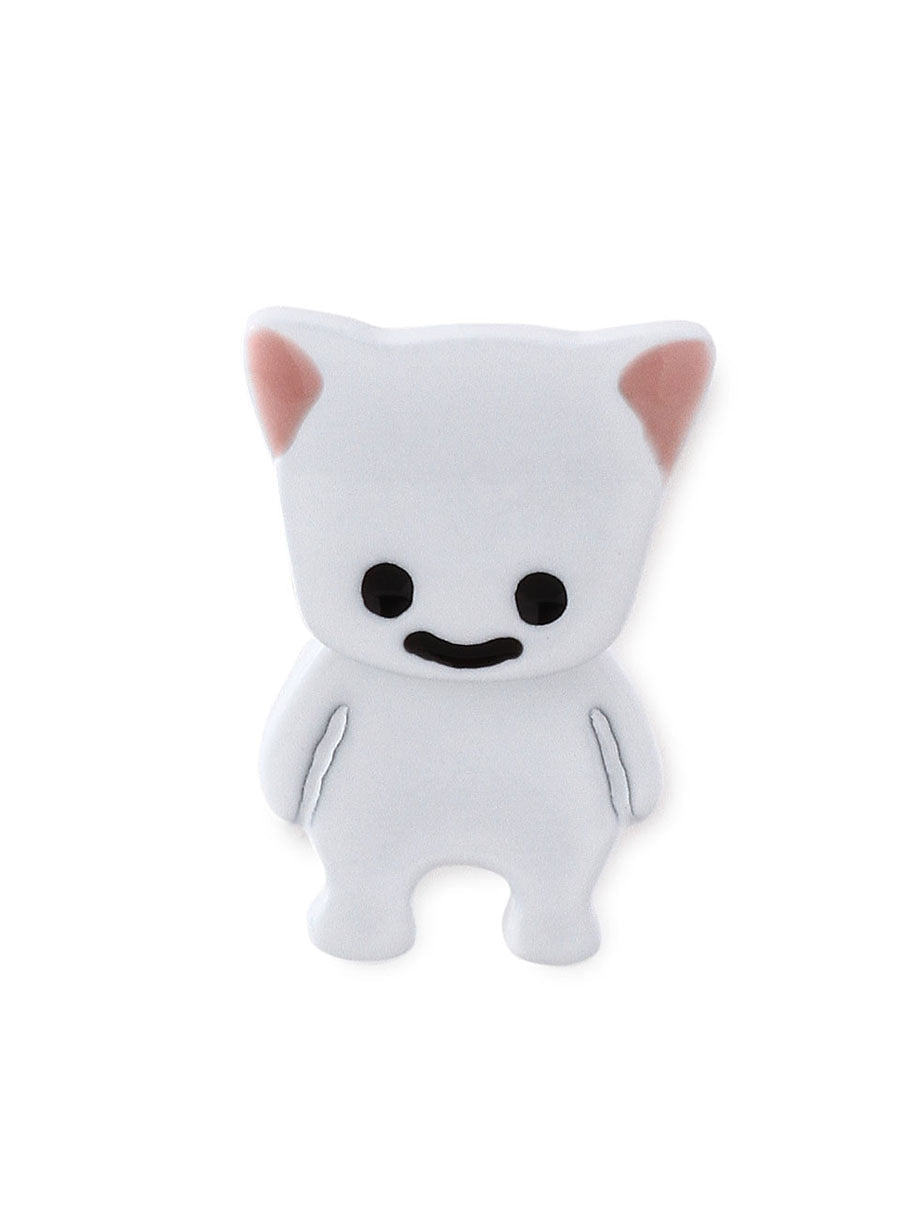 ネコピアス 1P-WHT