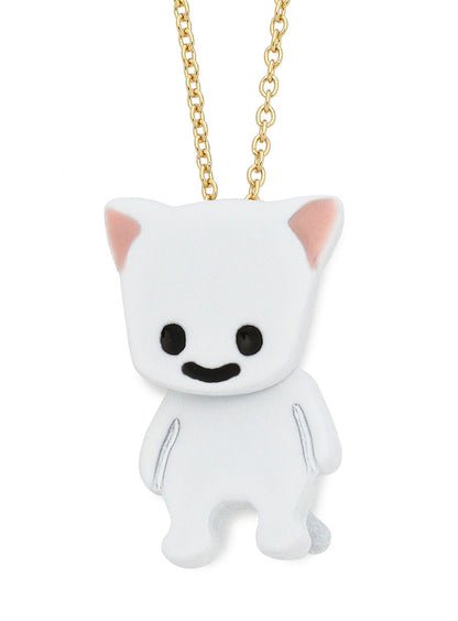 ネコネックレス 1P-WHT